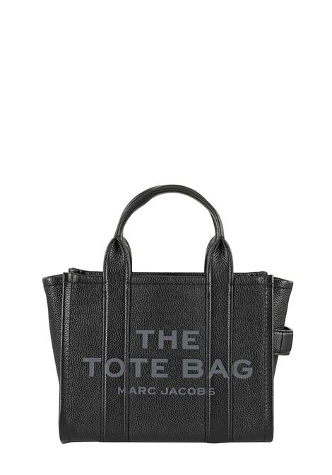 borsa the leather medium tote donna nera MARC JACOBS | H004L01PF21001